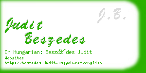 judit beszedes business card